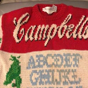 Ugly Christmas Sweater-Campbell’s Theme.